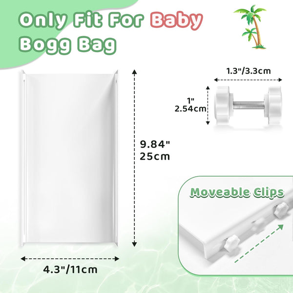 PoYang Divider Tray for Baby Bogg Bag Accessories Inserts 2 Pack for Baby Bogg Bag Divider Tray, Waterproof Insert for Mini Simply Southern Bogg Beach Bag, Organize Bogg Bag Insert & Divide Bog Bag