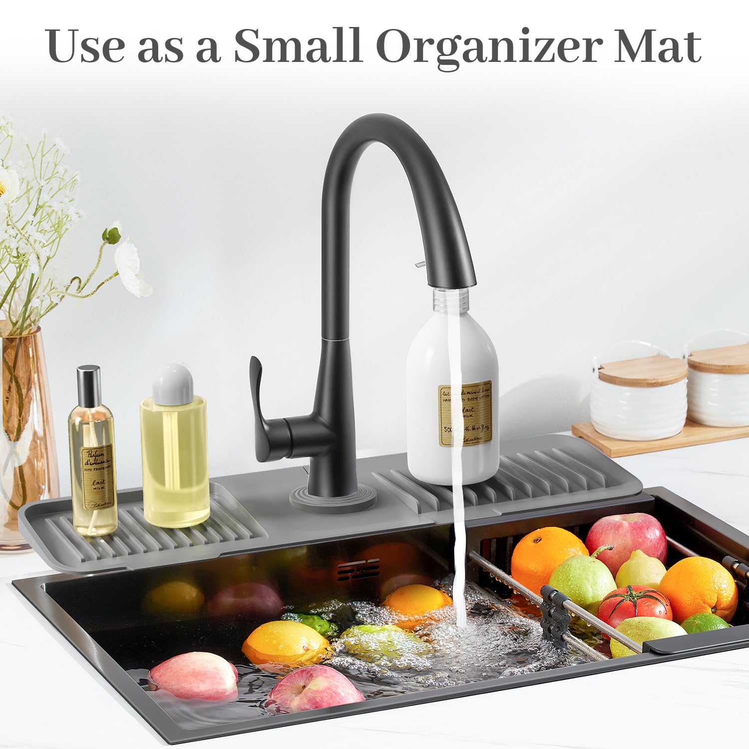 Aazon.co: 17" Kitchen Sink Splash Guard - Freefa Silicone Faucet At