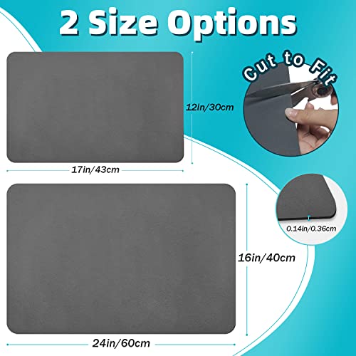 Coffee Maker Mat for Countertops: Coffee Mat Absorbent Coffee Bar Mat for Kitchen Hide Stain Rubber Backed, 12" X 17" Coffee Bar Accessories Fit Under Coffee Machine Coffee Pot Appliance Mats (Grey)