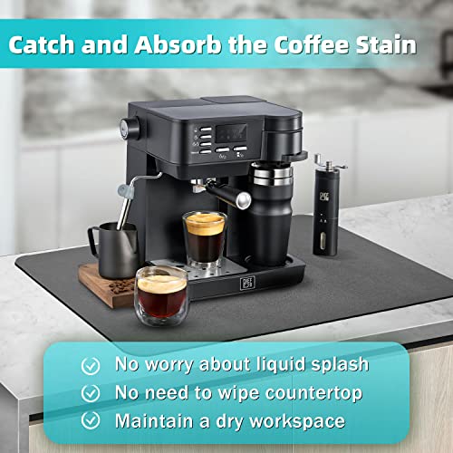 Coffee Bar Mat: PoYang Coffee Maker Mat for Countertops Hide