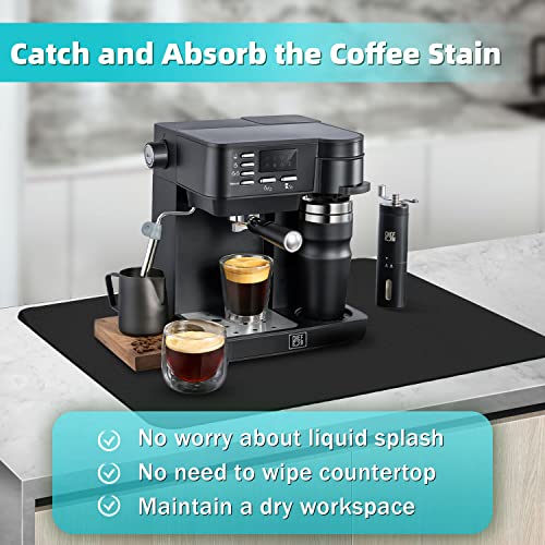 2023 New Kitchen Super Absorbent Draining Mat, Coffee Maker Mat For  Countertops Under Coffee Bar Mats Espresso Machine Mat, Dish Drying Mats  For